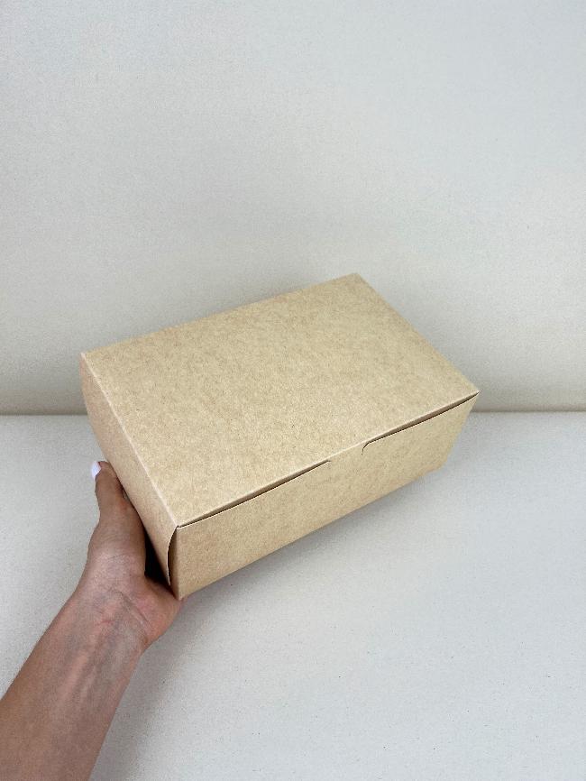 Caja cuadrada kraft 9″ (Pack 25 unidades) - Tienda Multyprint